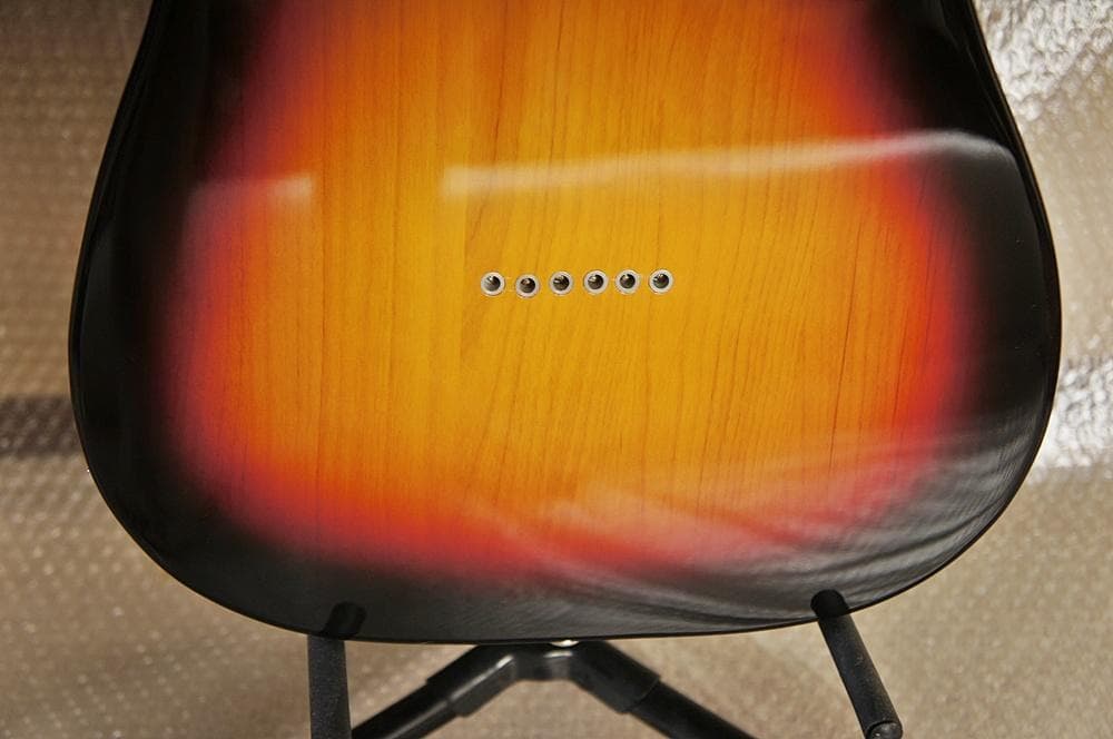 Playtech Telecaster エレキギター サンバースト 置き台付き