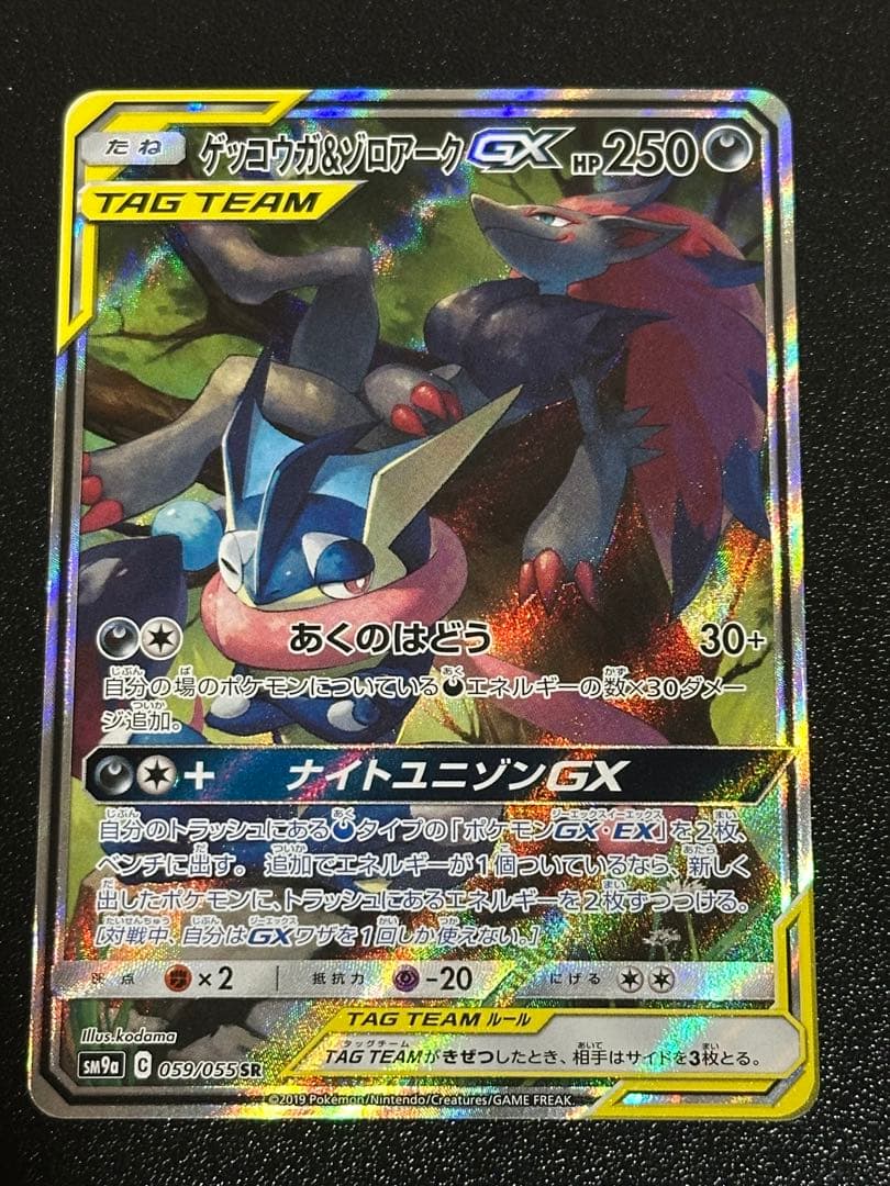 ゲッコウガ＆ゾロアーク gx sa