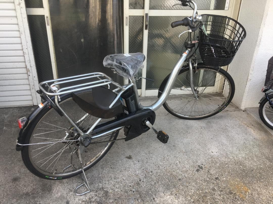 地域限定送料無料　パス　ウィズ　12,3AH　シルバー　神戸市　電動自転車