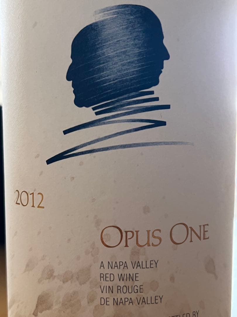 エチケット汚れありオーパスワンOpus One 2012 赤ワイン 　750mℓ