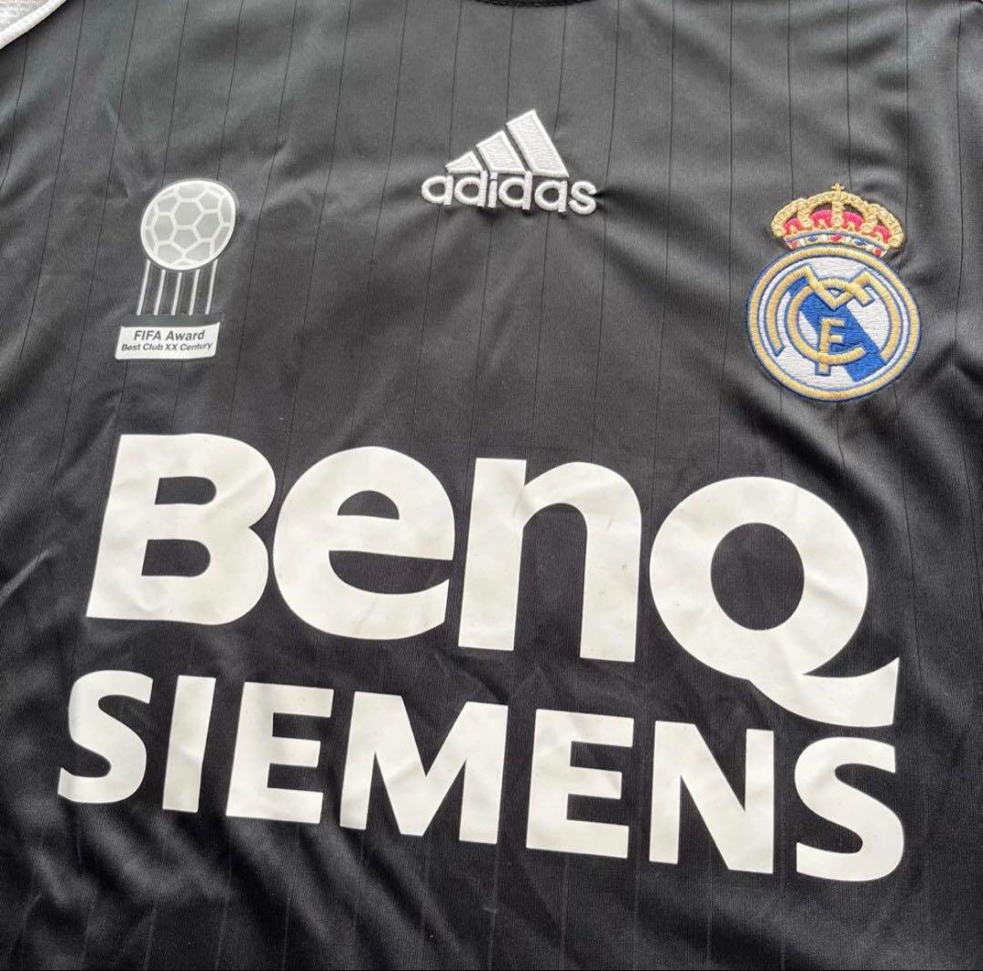 極美品✨06/07 レアルマドリード ベッカム CL 黒　アウェイ ユニフォーム
