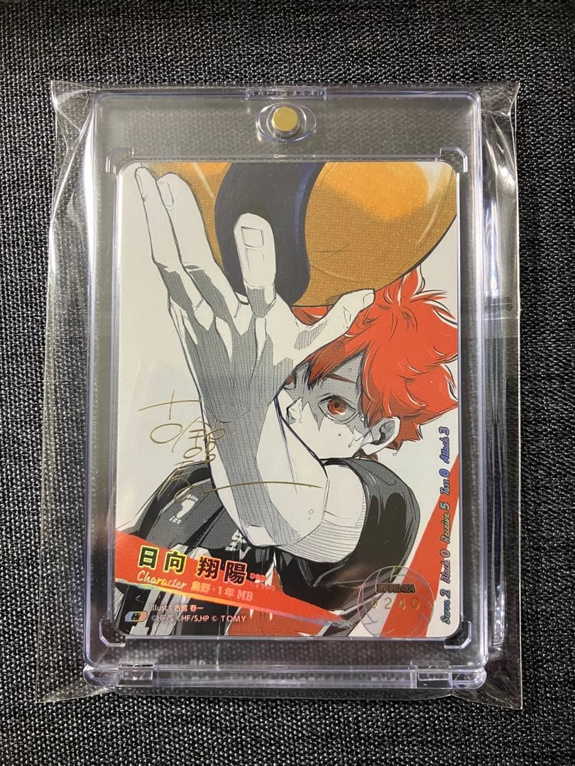 〈なま〉バボカ‼︎ BREAK サインカード シリアルNo.付／日向翔陽