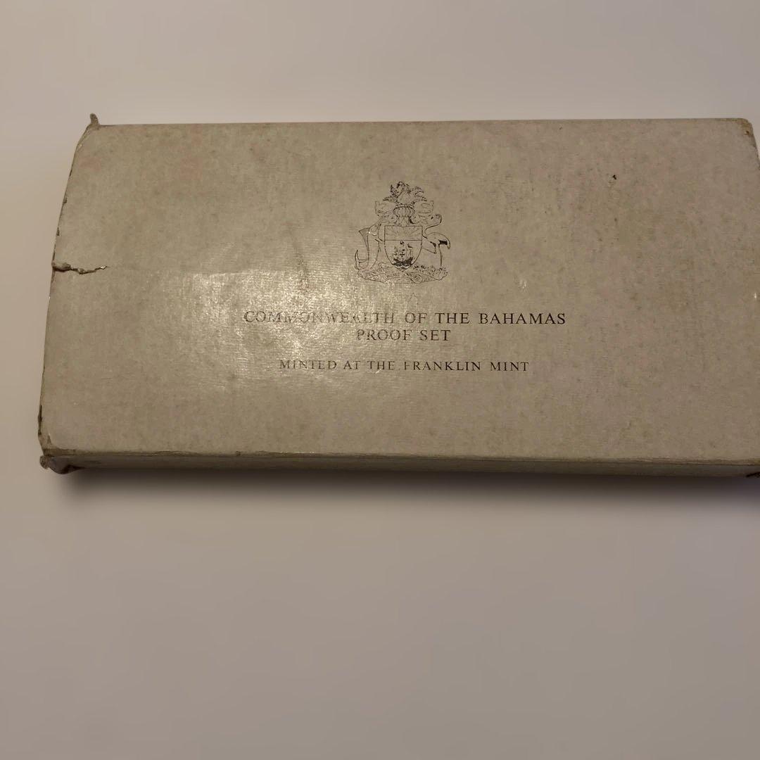 1974年版 バハマ連邦公式  プルーフセット フランクリンミン貨幣