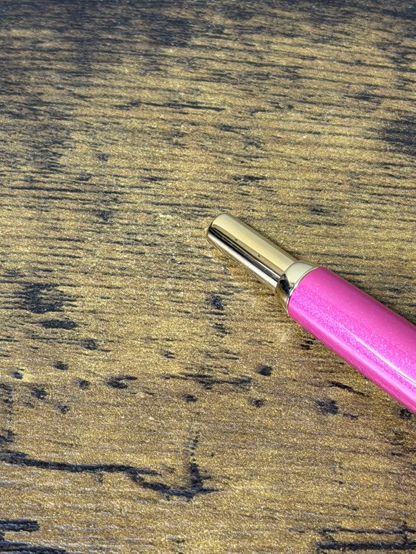 カスタム会限定　トルマリンピンク　18金　キャップレスデシモ　万年筆　EF