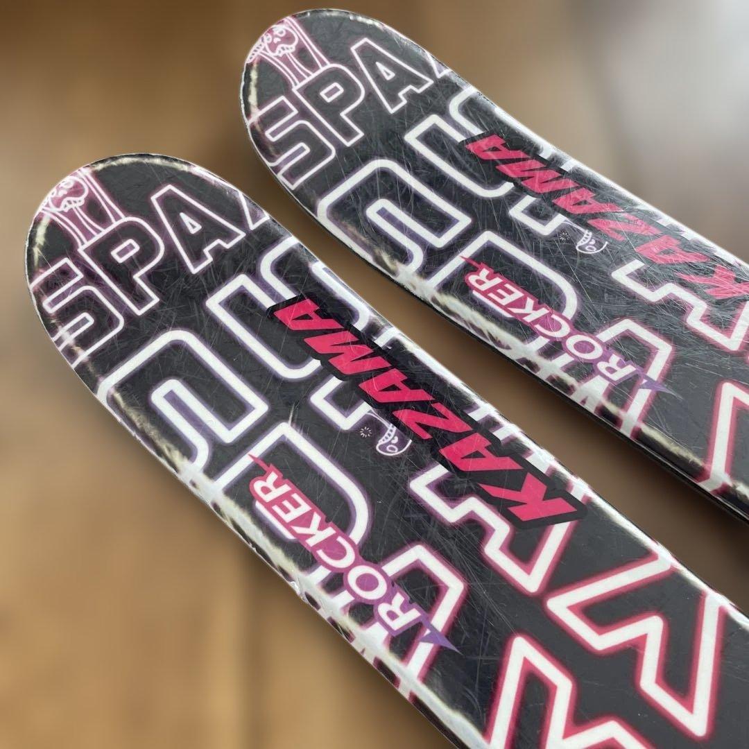 ジュニアスキー　KAZAMA スキーストックブーツ3点セット