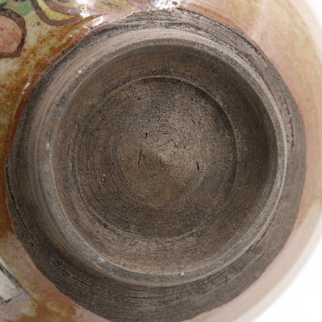 尾形乾山作 風神雷神茶碗 茶道具 共箱共布　SX562　YS