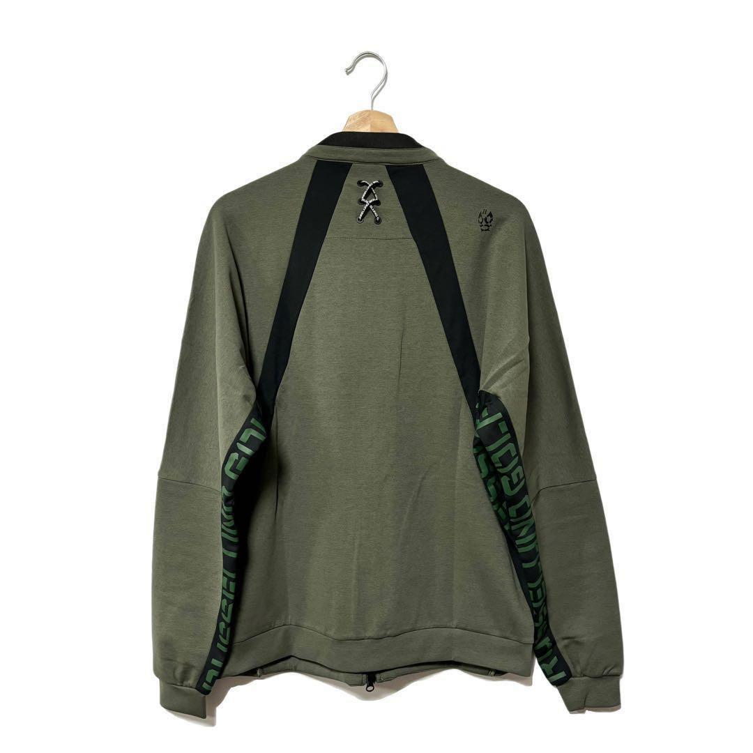 ラッセルノ ゴルフ ライトウェイト ジャージ デルタ ダブルニット カーキ XL