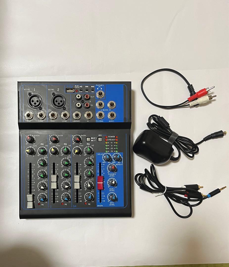 アナログミキサー 4チャンネル USB対応