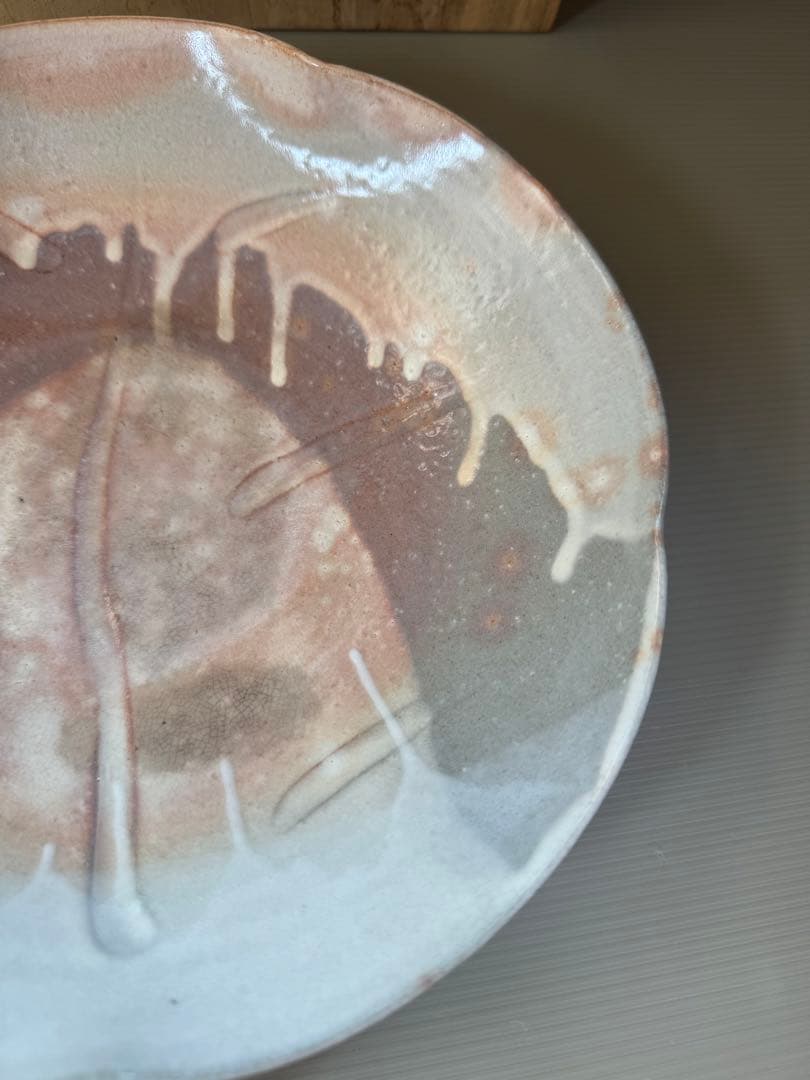 2781 萩焼　七代　岡田仙舟　菓子器　未使用