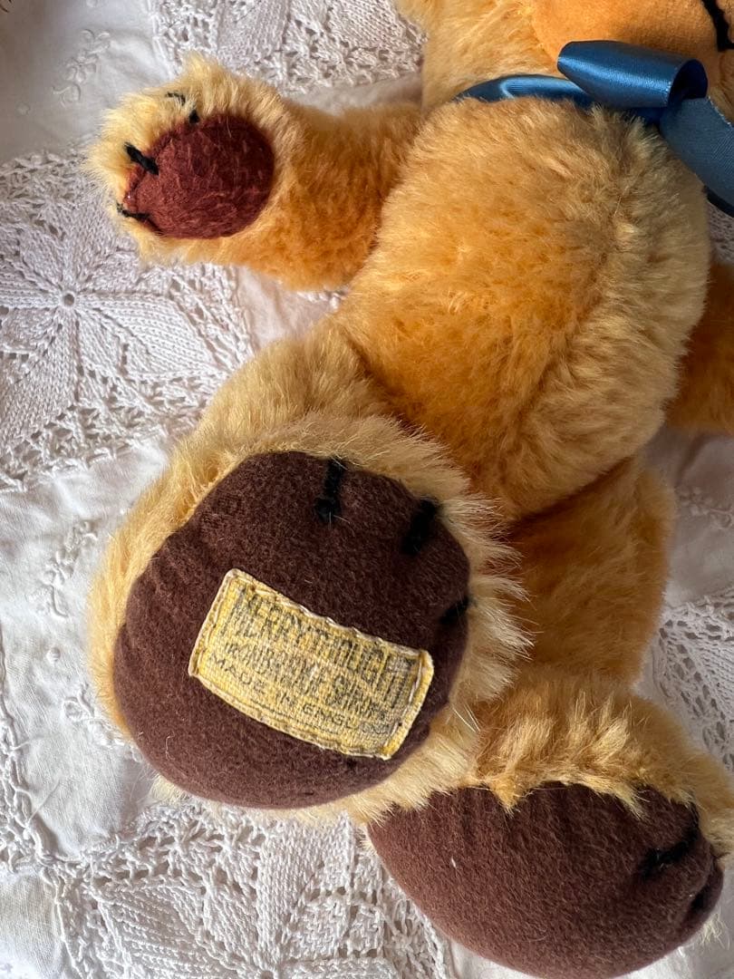 チーキー　メリーソート　ヴィンテージテディベア　アンティーク　モヘア