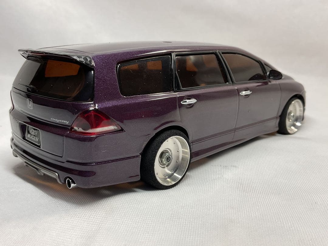 京商ミニッツ　MR-03 ホンダ無限オデッセイM's製　Mk'1アルミホイール付