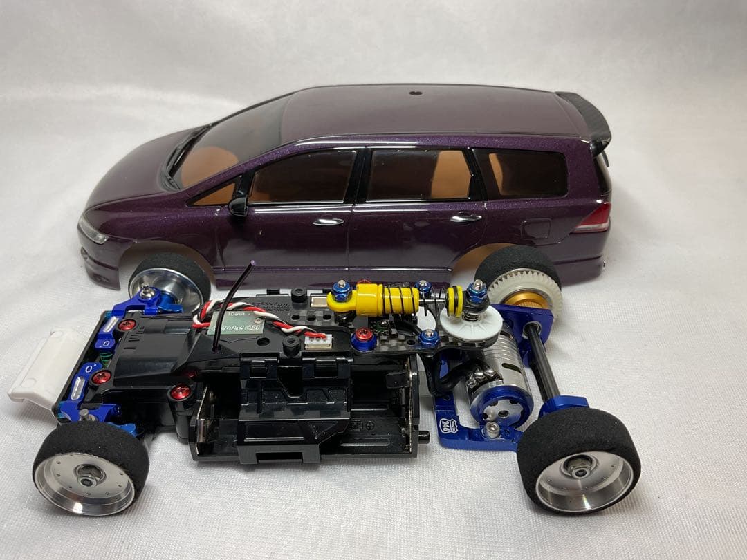 京商ミニッツ　MR-03 ホンダ無限オデッセイM's製　Mk'1アルミホイール付