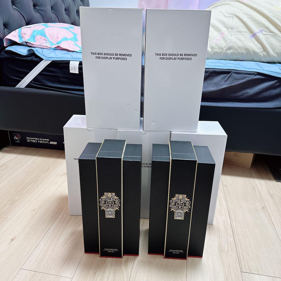 Chivas Regal シーバスリーガル　25年 空ボトル　空瓶 X7