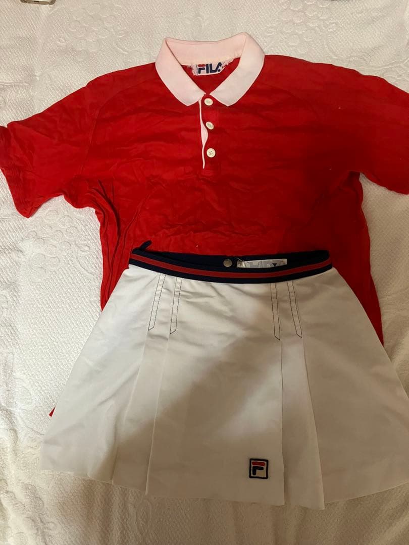 FILA フィラ テニスウェア セットアップ　フィラポロシャツ