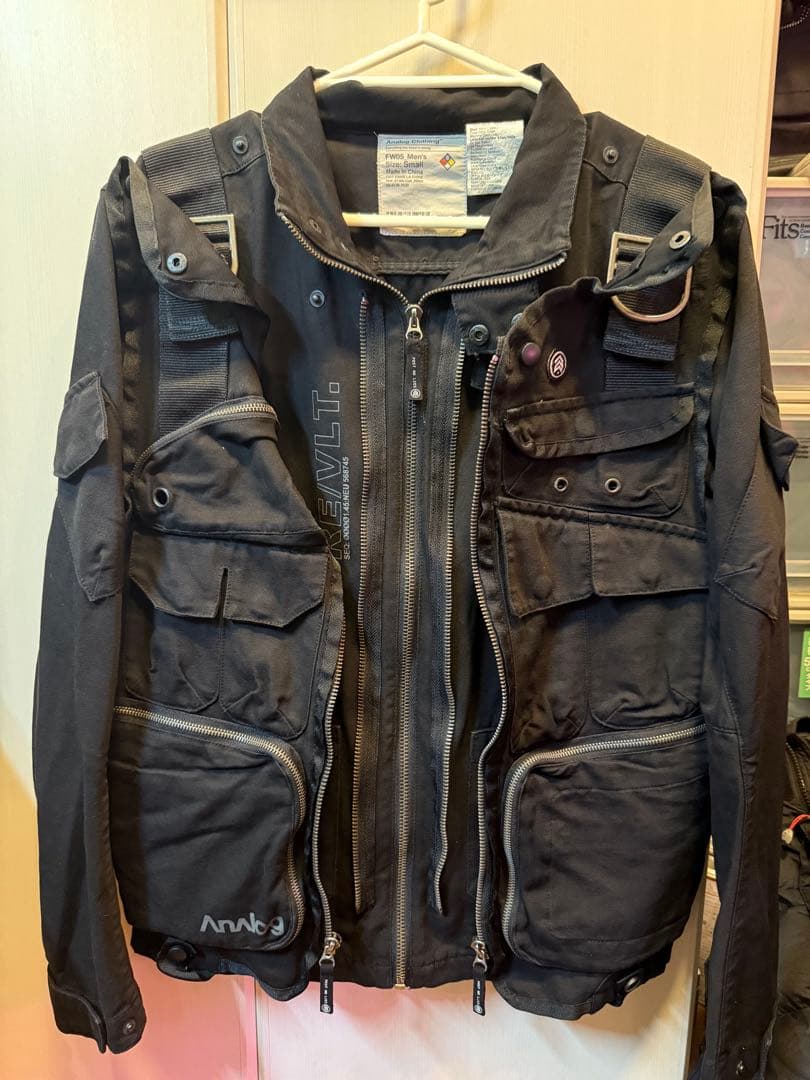 analog burton ブラック多機能ジャケット　S