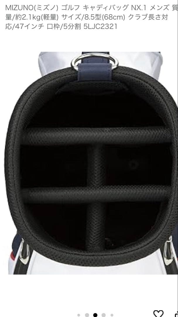 MIZUNO(ミズノ) ゴルフ キャディバッグ