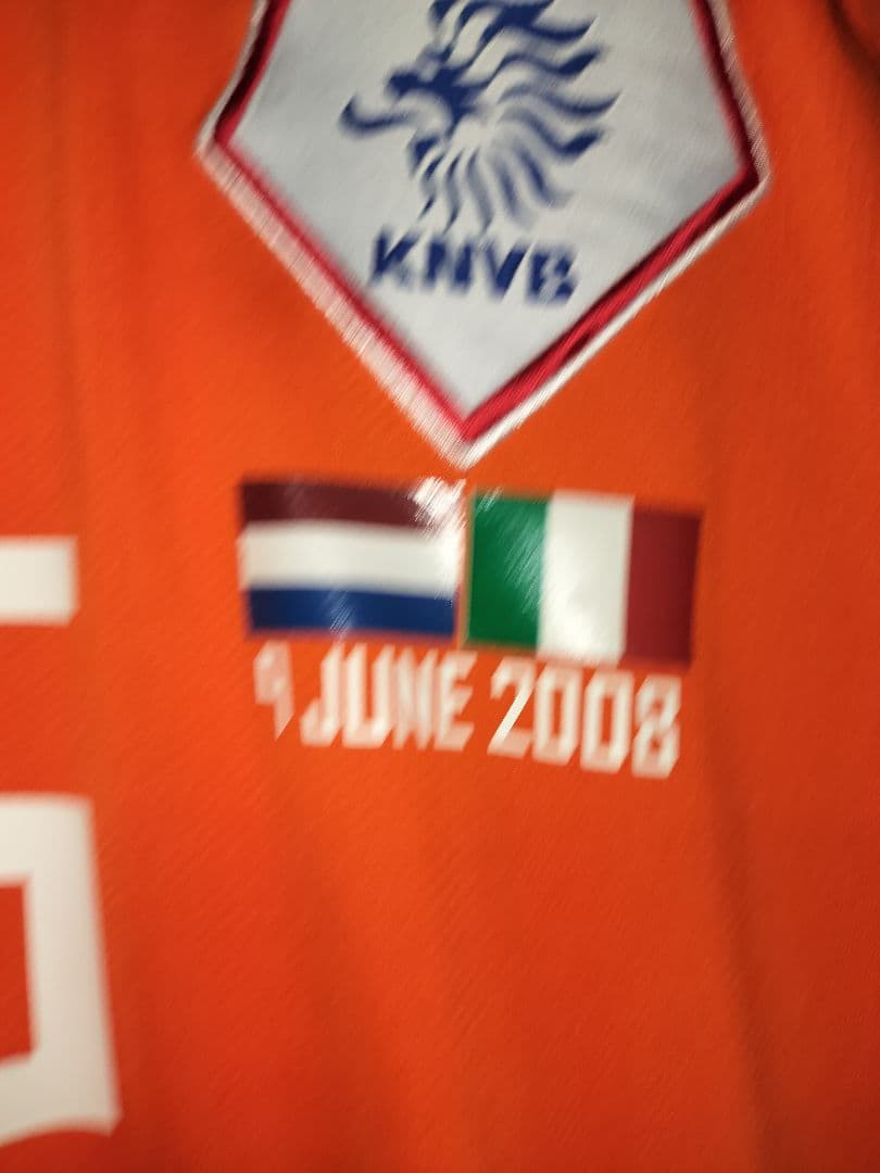 サッカー オランダ代表 2008 ホーム #5 ファン・ブロンクホルスト XL