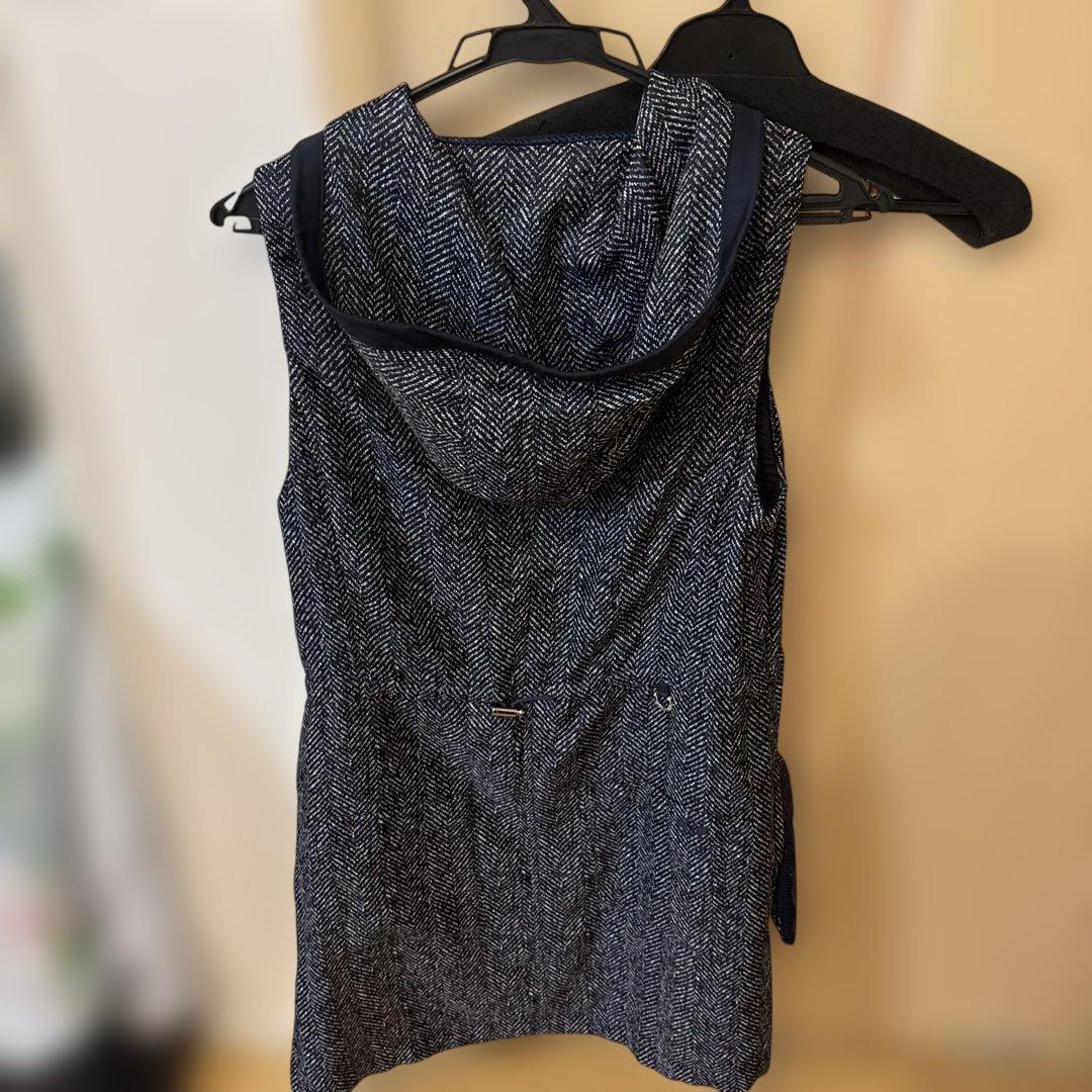 MUNTALP ヘリンボーン柄 ワンピース