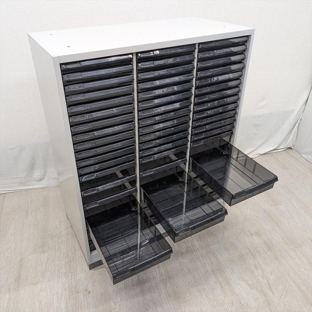 UCHIDA　レターケース　キャビネット　書類ケース　書類入れ　クリアケース