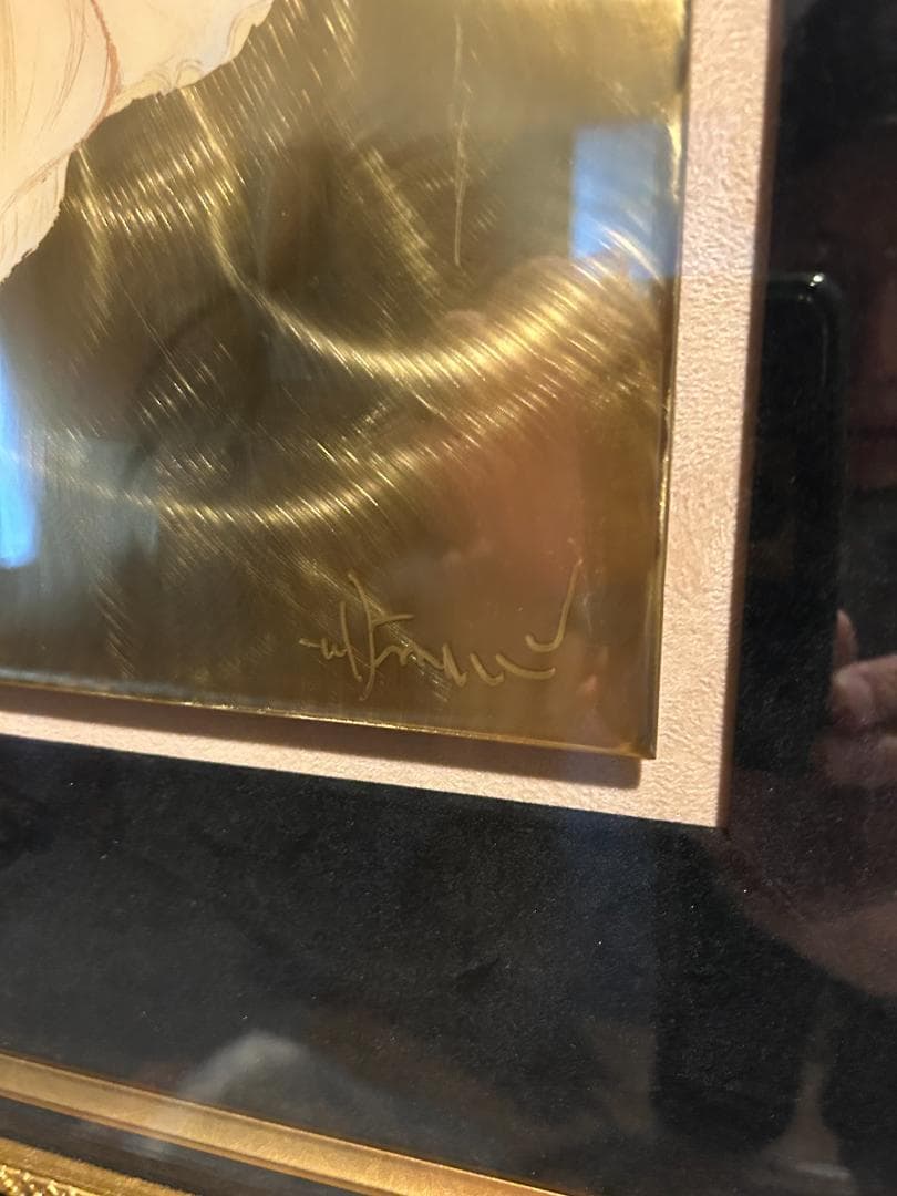 騎神来たりぬ スペシャルメタル 天野喜孝 金箔 真作保証