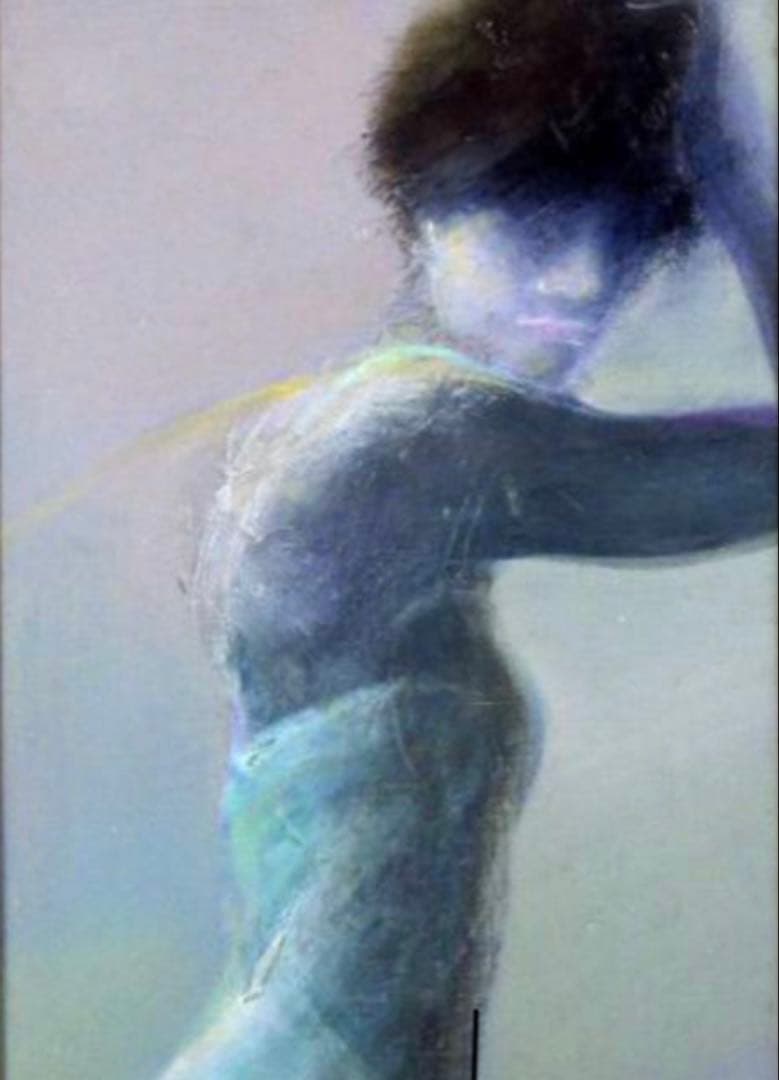 ■本物保証　『冨樫　京子』　油彩６号　朝の光　二紀会員　林武賞受賞作家