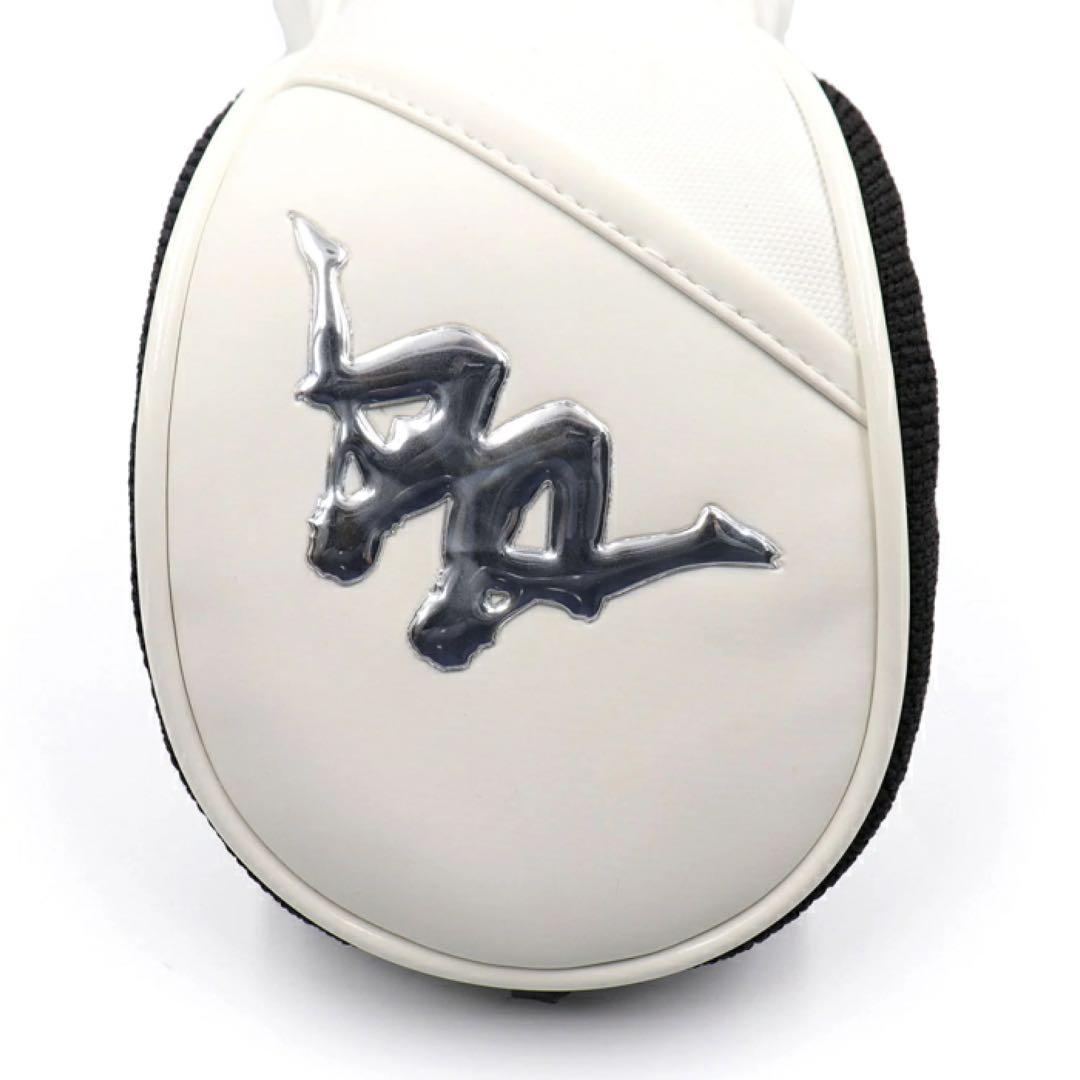 【お得】kappa カッパ キャディバッグ ヘッドカバー まとめ売り ホワイト