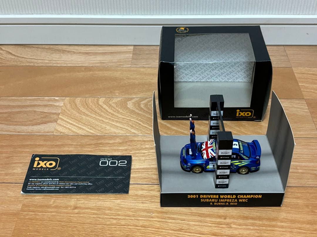 イクソ 1/43 スバル インプレッサ WRC ワールドチャンピオン2001
