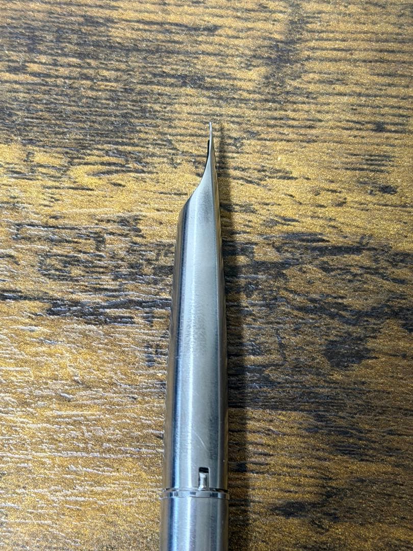 筆記確認＆洗浄済　1971年製　ペン先軸一体　パイロット　ミュー　万年筆　中細字