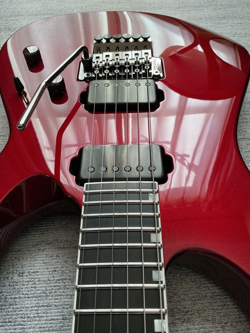 ギター ESP M-II Custom Deep Candy Apple Red