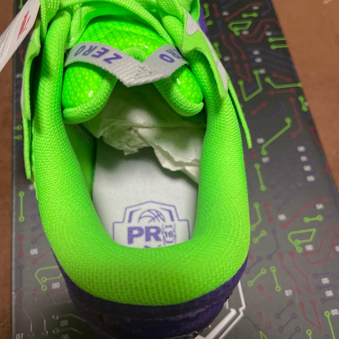 値下げ可能PUMA ZEROS II バスケットシューズ グリーン/パープル