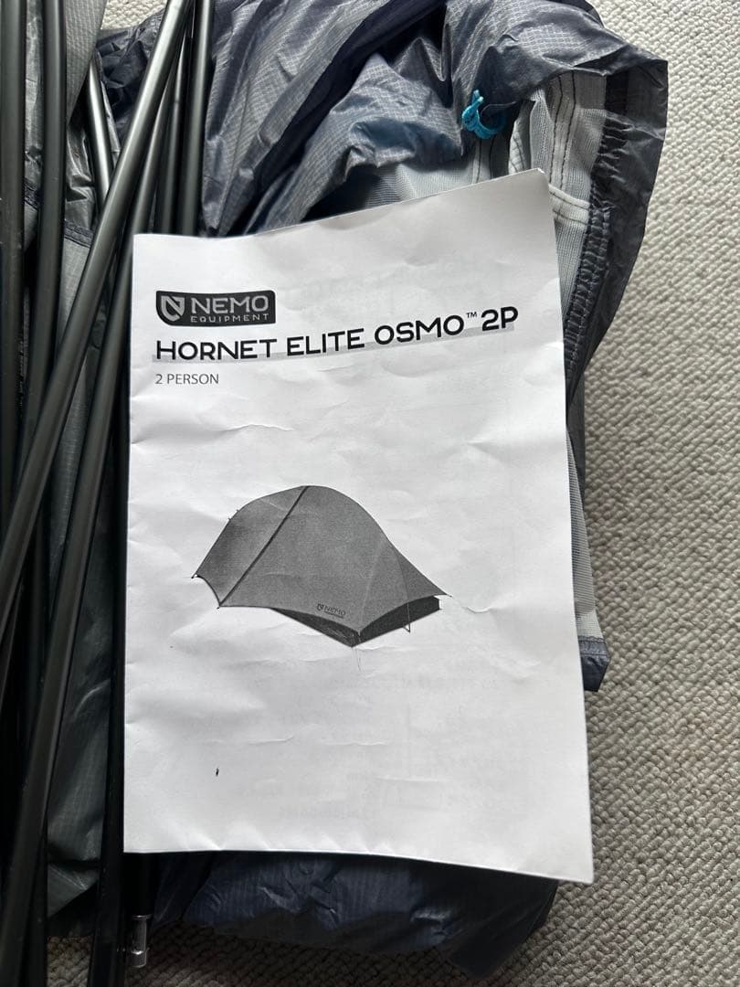 ◼️ニーモ　ホーネットエリート　オズモ　2P フットプリント付
