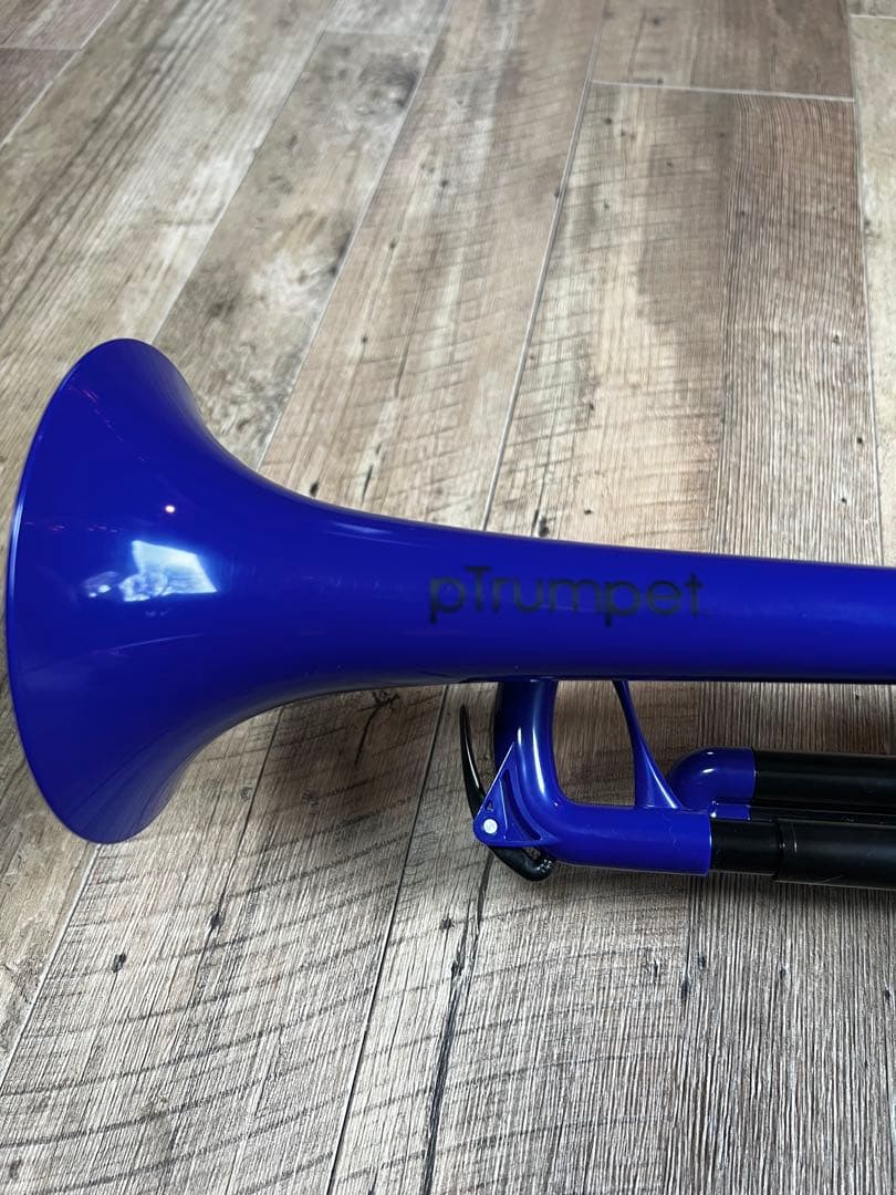 【値下げ】pTrumpet 青 トランペット本体