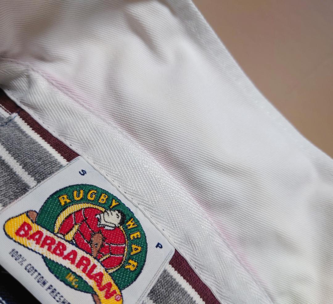 バーバリアン　ラグビーシャツ
