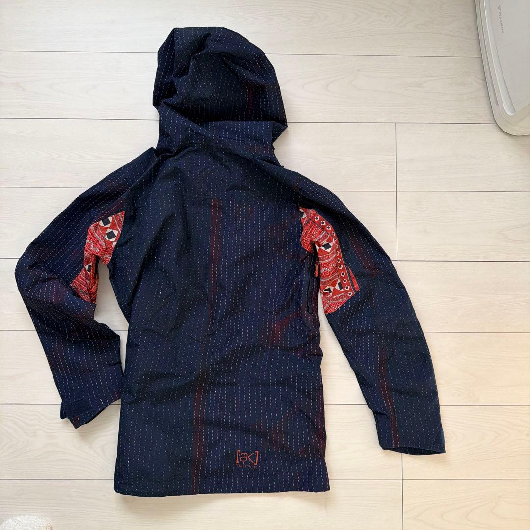 ak スノーボードウェア 女性用 上下セット ネイビーオレンジ