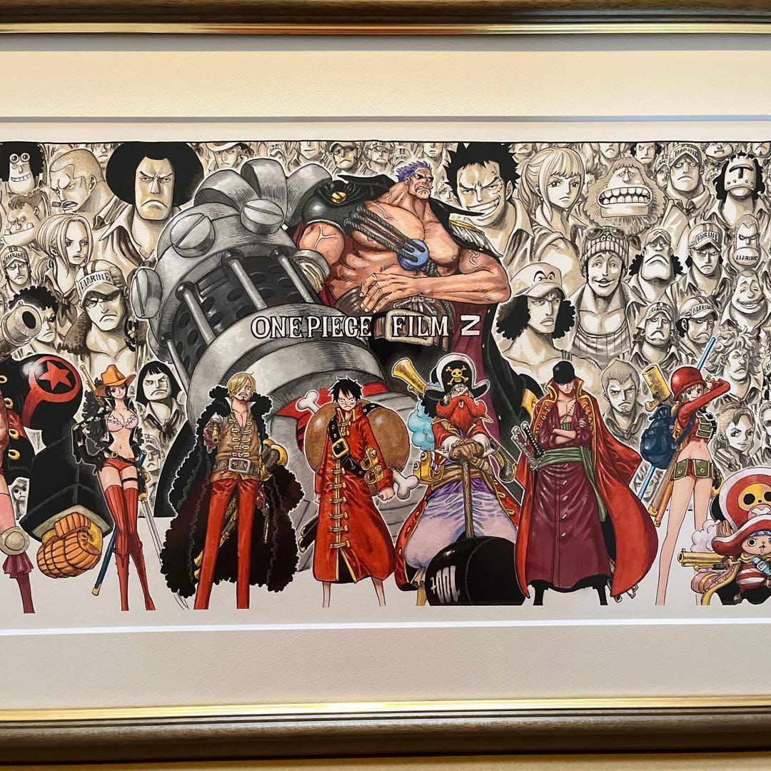ワンピースFILM Z 複製原画 麦わらストア1周年記念