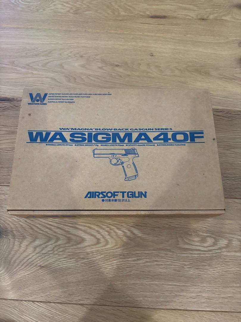 ウエスタンアームズ WA SIGMA（シグマ） 40F ガスブロ