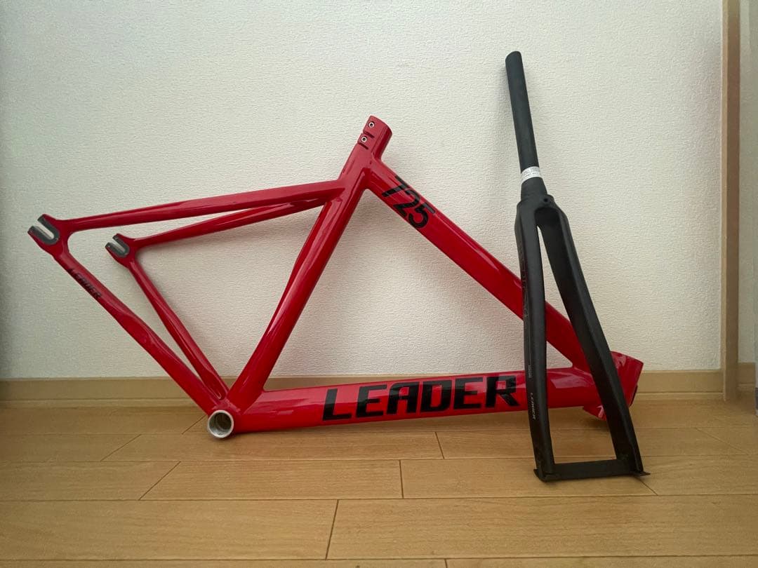 送料込!! leader bike 725 フレーム フォーク