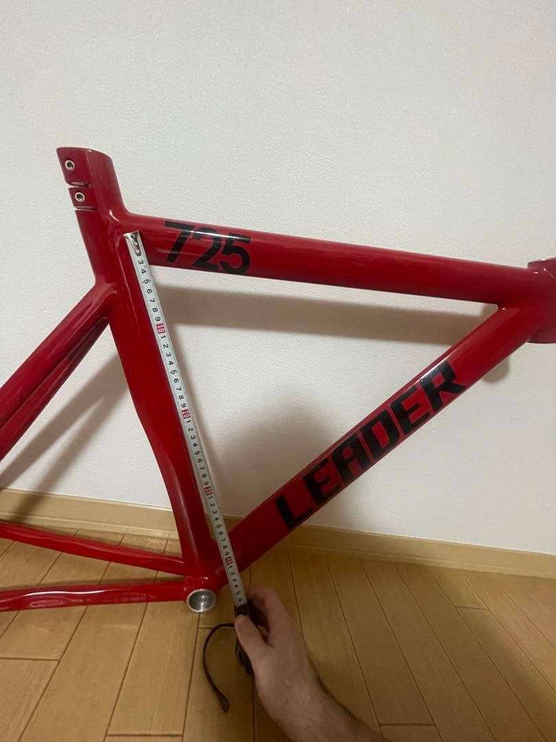 送料込!! leader bike 725 フレーム フォーク