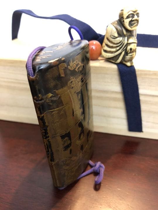 【印籠】根付セット　箱付き