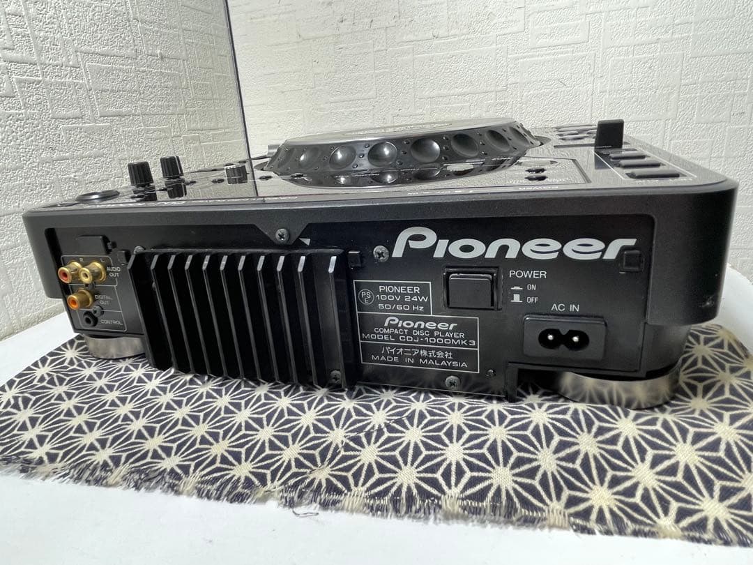 pioneer dj パイオニア　CDJ-1000mk3 回転部メンテナンス