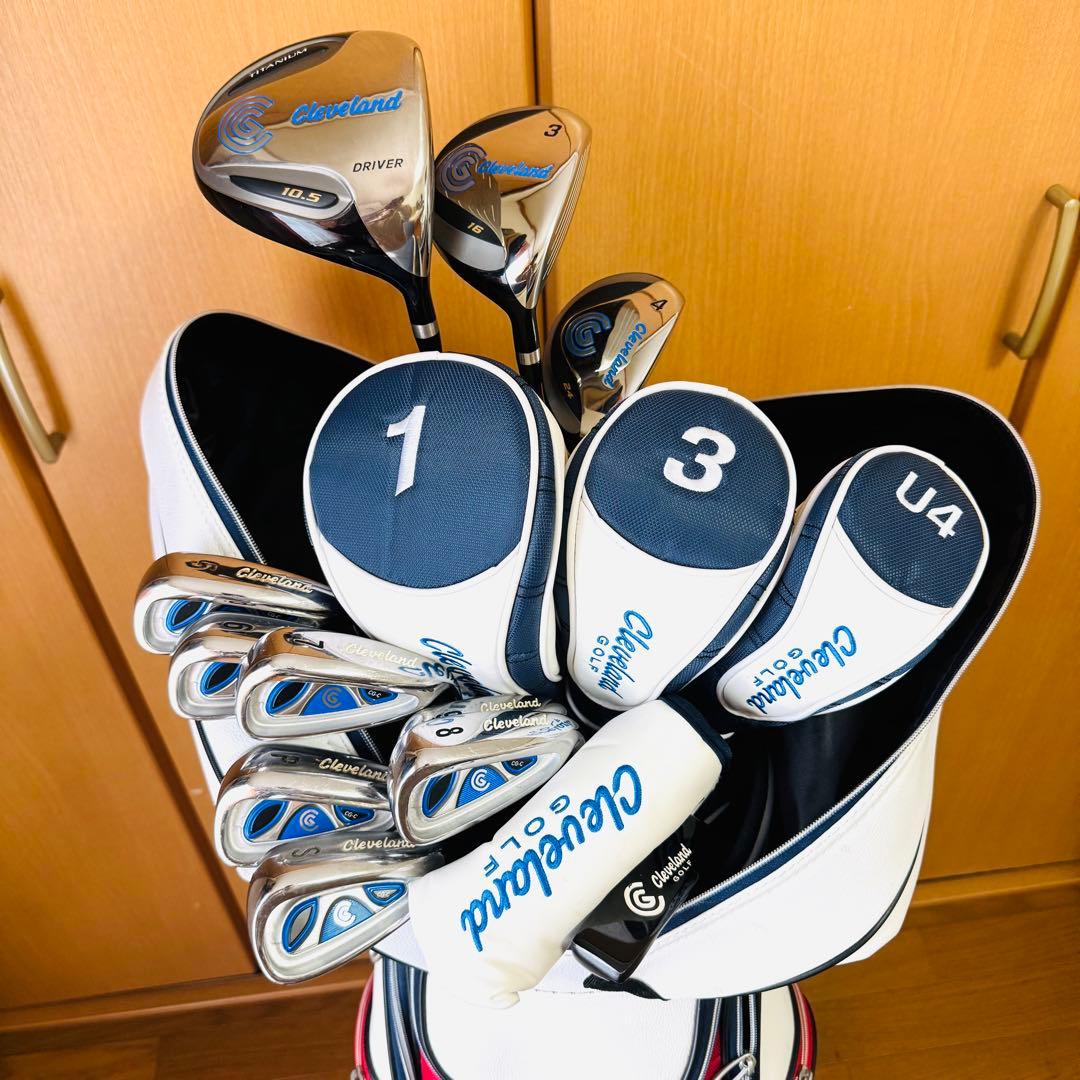 【美品】クリーブランド メンズゴルフクラブ 11本セット　SR