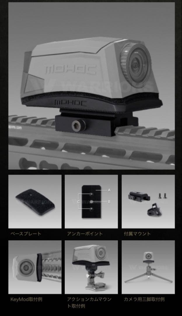 MOHOCカメラ IR + Weapons Multi-Mount