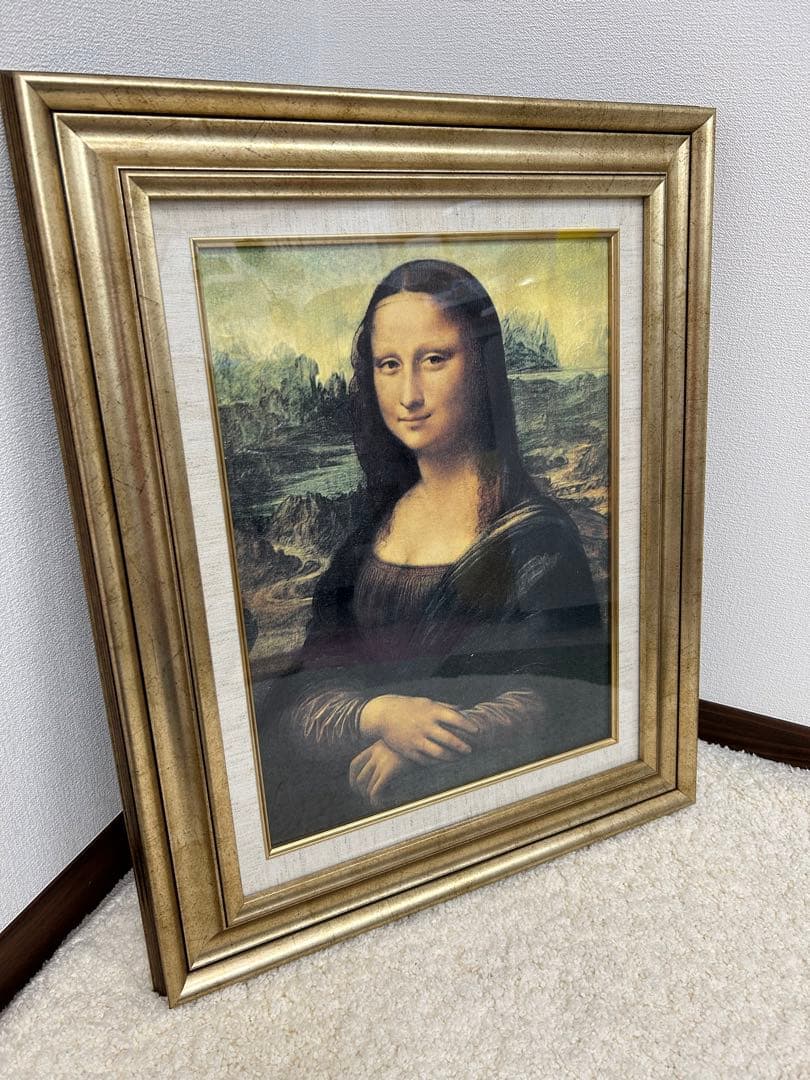 Monna Lisa モナ・リザ　レプリカアート　額縁付き