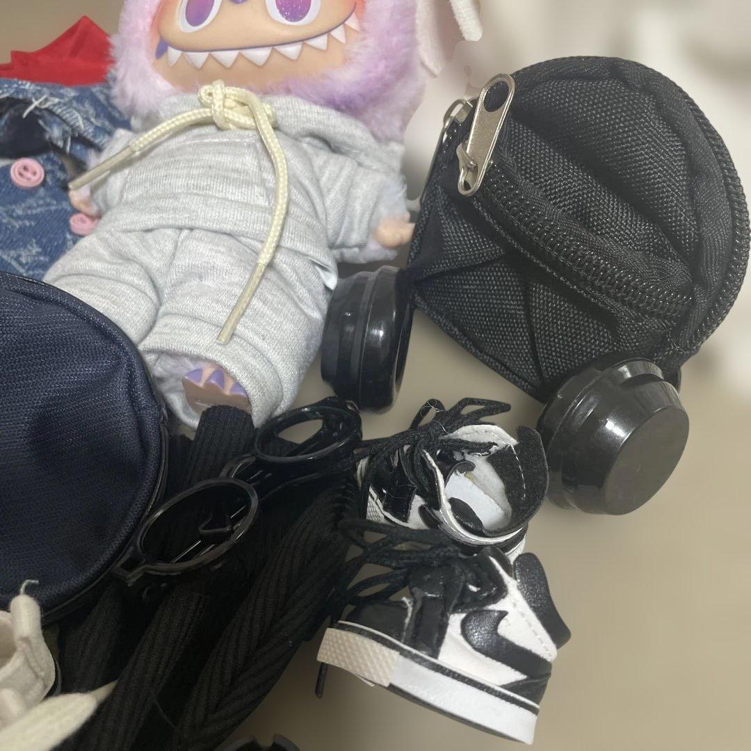 正規品ラブブとぬいぐるみ用着せ替え服と靴セット