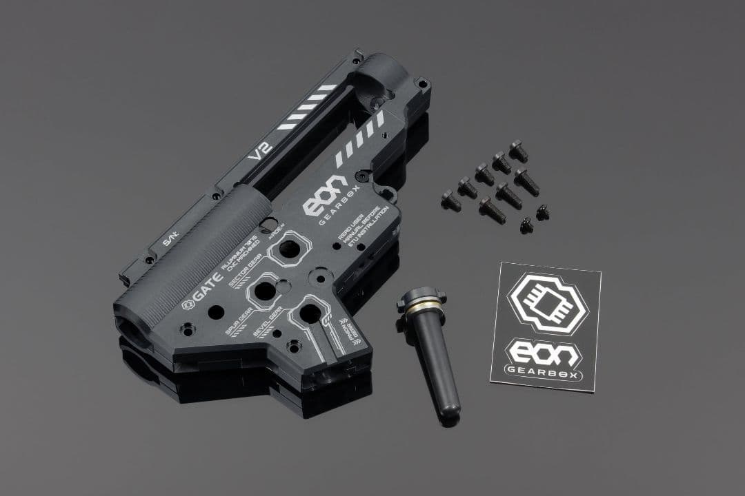 GATE EON V2 アルミニウム ギアボックス rev. 2 CNC チタン