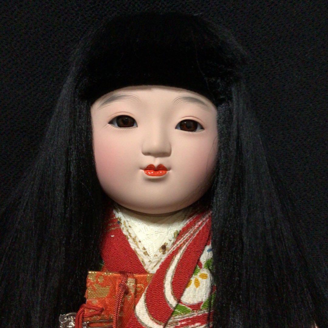 市松人形 赤色の着物　４体まとめ売り　極美品