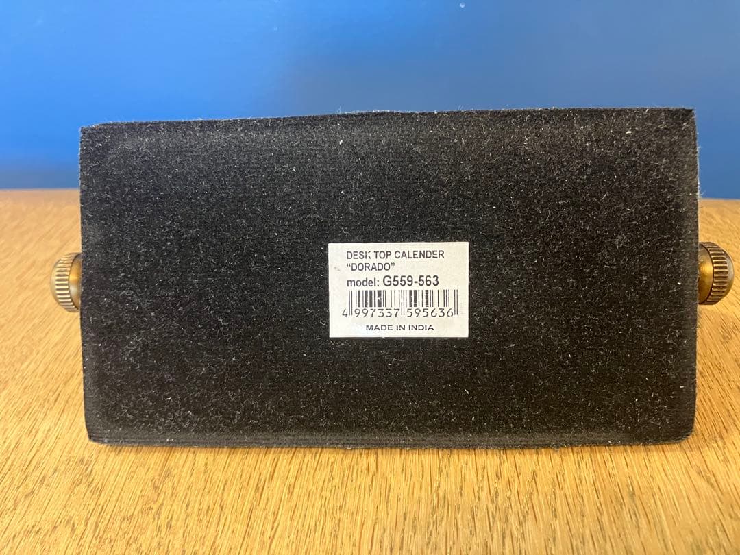 Dorado 真鍮製 デスクトップカレンダー