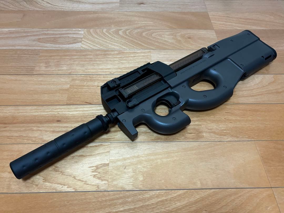 マルイ P90TR トリプルレイル サイレンサー ほぼ未使用 ASGK刻印有り