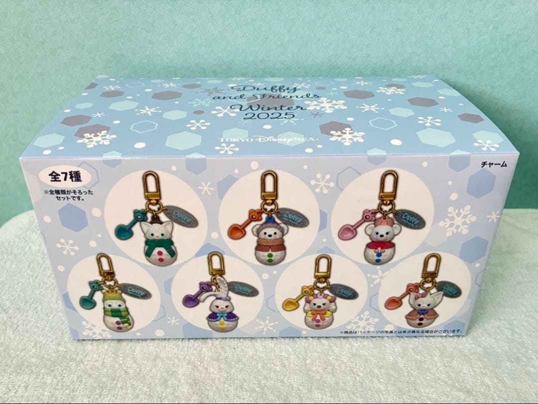 ダッフィー フレンズ　雪だるまチャーム　コンプリートセット
