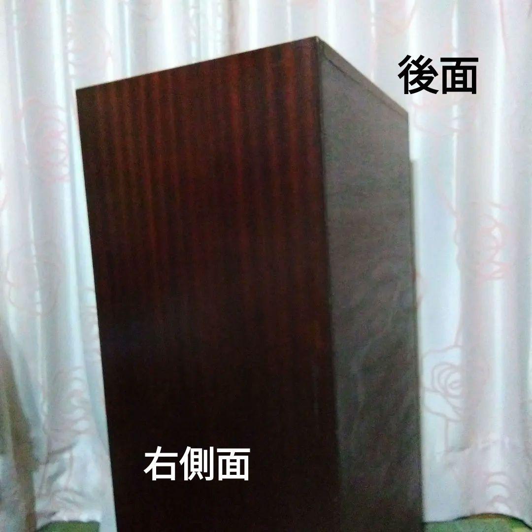 前面レザークラフト張り 6段キャビネット、チェスト